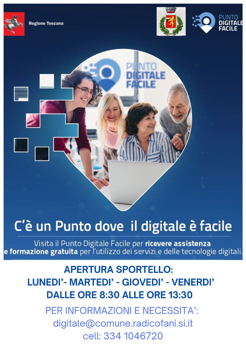 Nuovi orari punto facilitatore digitale